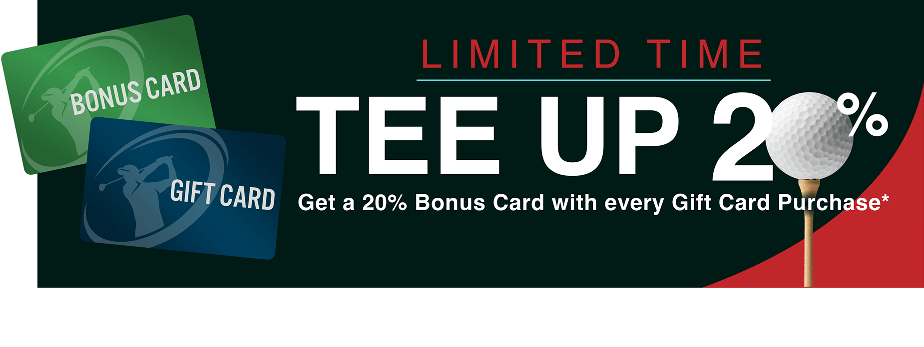 Nov 17 - Dec 31, 20% Bonus Card Gift Promotion