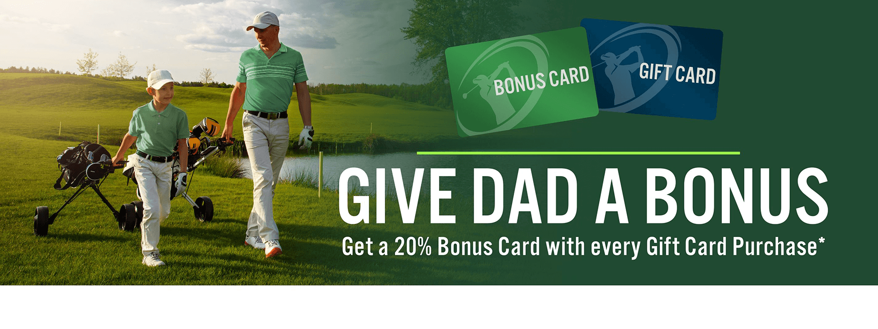 June 5 - June 14, 20% Bonus Card Gift Promotion